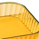 Maxbell Small Plate Dinnerware Fruit Snack Plate Pickle Dish Reusable for Home Yellow