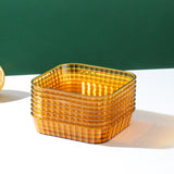 Maxbell Small Plate Dinnerware Fruit Snack Plate Pickle Dish Reusable for Home Yellow