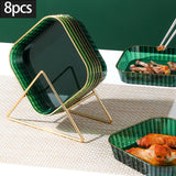 Maxbell Small Plate Dinnerware Fruit Snack Plate Pickle Dish Reusable for Home Green