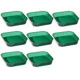 Maxbell Small Plate Dinnerware Fruit Snack Plate Pickle Dish Reusable for Home Green