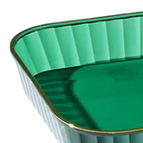 Maxbell Small Plate Dinnerware Fruit Snack Plate Pickle Dish Reusable for Home Green