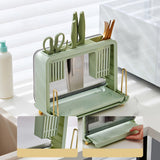 Maxbell Household Knife Holder Kitchenware Storage Drying Rack for Chopping Board Green