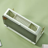 Maxbell Household Knife Holder Kitchenware Storage Drying Rack for Chopping Board Green