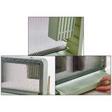 Maxbell Household Knife Holder Kitchenware Storage Drying Rack for Chopping Board Green