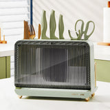 Maxbell Household Knife Holder Kitchenware Storage Drying Rack for Chopping Board Green