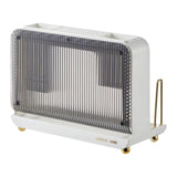 Maxbell Household Knife Holder Kitchenware Storage Drying Rack for Chopping Board White