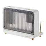 Maxbell Household Knife Holder Kitchenware Storage Drying Rack for Chopping Board White