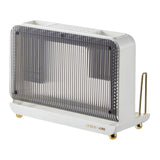 Maxbell Household Knife Holder Kitchenware Storage Drying Rack for Chopping Board White