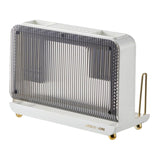 Maxbell Household Knife Holder Kitchenware Storage Drying Rack for Chopping Board White