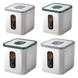 Maxbell Sealed Grain Storage Bin Multifunction for Countertop Cabinets Gray 5L