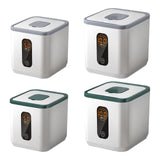 Maxbell Sealed Grain Storage Bin Multifunction for Countertop Cabinets Gray 5L