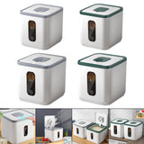 Maxbell Sealed Grain Storage Bin Multifunction for Countertop Cabinets Gray 5L