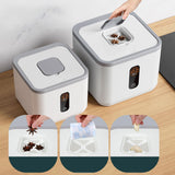 Maxbell Sealed Grain Storage Bin Multifunction for Countertop Cabinets Gray 5L