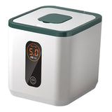 Maxbell Sealed Grain Storage Bin Multifunction for Countertop Cabinets Green 5L