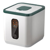 Maxbell Sealed Grain Storage Bin Multifunction for Countertop Cabinets Green 5L
