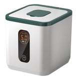 Maxbell Sealed Grain Storage Bin Multifunction for Countertop Cabinets Green 5L