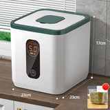 Maxbell Sealed Grain Storage Bin Multifunction for Countertop Cabinets Green 5L