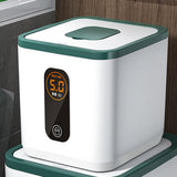 Maxbell Sealed Grain Storage Bin Multifunction for Countertop Cabinets Green 5L