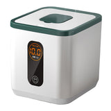 Maxbell Sealed Grain Storage Bin Multifunction for Countertop Cabinets Gray 10L