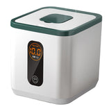 Maxbell Sealed Grain Storage Bin Multifunction for Countertop Cabinets Gray 10L