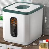 Maxbell Sealed Grain Storage Bin Multifunction for Countertop Cabinets Gray 10L