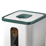 Maxbell Sealed Grain Storage Bin Multifunction for Countertop Cabinets Gray 10L