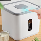 Maxbell Sealed Grain Storage Bin Multifunction for Countertop Cabinets Green 10L