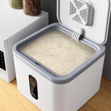 Maxbell Sealed Grain Storage Bin Multifunction for Countertop Cabinets Green 10L