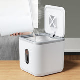 Maxbell Sealed Grain Storage Bin Multifunction for Countertop Cabinets Green 10L
