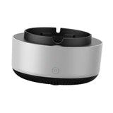 Maxbell Creative Ashtray with Air Purifier for Office Indoor Outdoor Silver