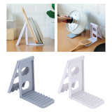 Maxbell Stove Top Ladle Rest Kitchen Organizer Ladle Tongs Rest Stand Utensil Rack white