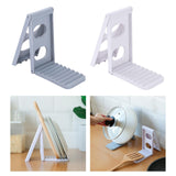 Maxbell Stove Top Ladle Rest Kitchen Organizer Ladle Tongs Rest Stand Utensil Rack white