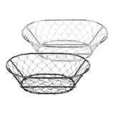 Maxbell Egg Storage Basket Centerpiece Fruit Bowl Holder Rack Desktop Bowl Black