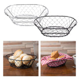 Maxbell Egg Storage Basket Centerpiece Fruit Bowl Holder Rack Desktop Bowl Black