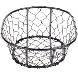 Maxbell Egg Storage Basket Centerpiece Fruit Bowl Holder Rack Desktop Bowl Black