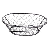 Maxbell Egg Storage Basket Centerpiece Fruit Bowl Holder Rack Desktop Bowl Black