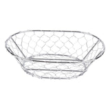 Maxbell Egg Storage Basket Centerpiece Fruit Bowl Holder Rack Desktop Bowl Silver