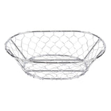 Maxbell Egg Storage Basket Centerpiece Fruit Bowl Holder Rack Desktop Bowl Silver