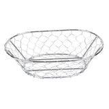 Maxbell Egg Storage Basket Centerpiece Fruit Bowl Holder Rack Desktop Bowl Silver