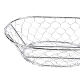 Maxbell Egg Storage Basket Centerpiece Fruit Bowl Holder Rack Desktop Bowl Silver