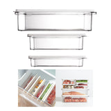 Maxbell Fridge Food Container Stackable Sealed Box Transparent Portable for Kitchen 3.3L