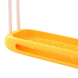 Maxbell Sink Sponge Holder Removable Drain Pan Dish Cloth Hanger for Kitchen Sink Yellow