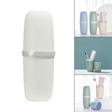 Maxbell Travel Toothbrush Case Accessory Lightweight Reusable for Trips Camping White