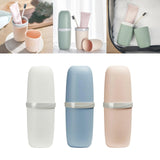 Maxbell Travel Toothbrush Case Accessory Lightweight Reusable for Trips Camping White