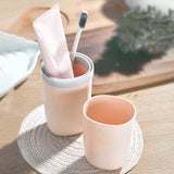 Maxbell Travel Toothbrush Case Accessory Lightweight Reusable for Trips Camping Pink