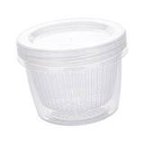 Maxbell Food Fresh Box Drain Basket Green Onion Storage Box for Ginger Garlic Onion