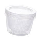 Maxbell Food Fresh Box Drain Basket Green Onion Storage Box for Ginger Garlic Onion