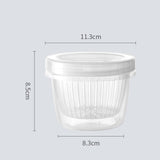 Maxbell Food Fresh Box Drain Basket Green Onion Storage Box for Ginger Garlic Onion