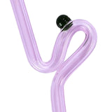 Maxbell Reusable Drinking Straws Long Glass Staw for Smoothies  Pink