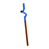 Maxbell Reusable Drinking Straws Long Glass Staw for Smoothies  Blue and Coffee